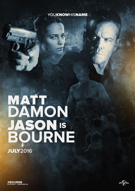 Jason Bourne Posterspy Jason Bourne Bourne Movies Bourne