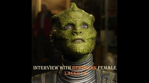 Interview With Reptilian Female Lacerta With Clear Audio And Subtitles