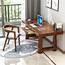 1200mm Modern Home Office Desk With Drawer Pine Wood