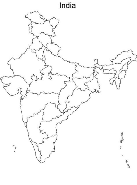 Printable Maps Of India And Travel Information Download Free Inside