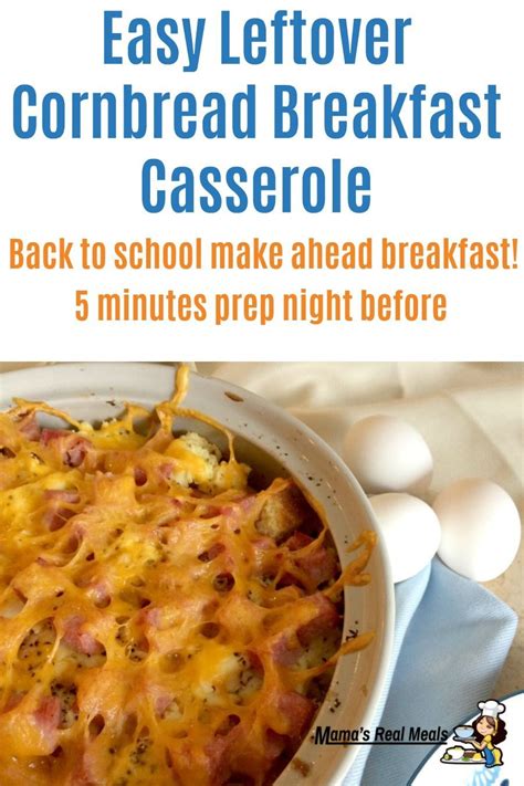 Buttermilk cornbread dressing, leftover ham and cornbread casserole, baked brioche french toast, etc. Leftover Cornbread Breakfast Recipe / 37 Ways to Use the ...