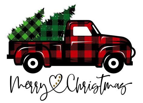Free 225 Red Truck Christmas Svg Free SVG PNG EPS DXF File