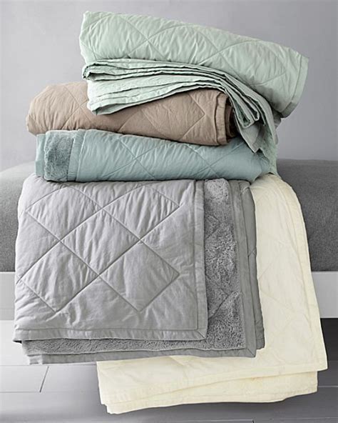 Garnet Hill Plush Loft Blanket And Throw Blanket Bedding Basics
