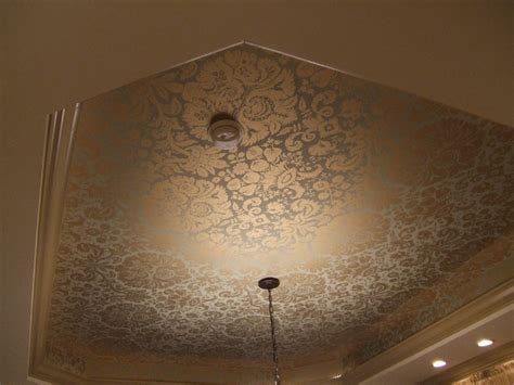 Wallpaper On The Ceiling Wallpaper Ceiling Ceiling Decor Ceiling Design