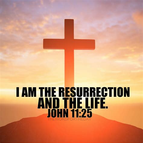 Resurrection Eternal Life Life Quotes John 1125 Christian Quotes