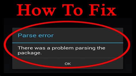 Problem Parsing Package Kindle Fire How To Fix Parse Error On Kindle