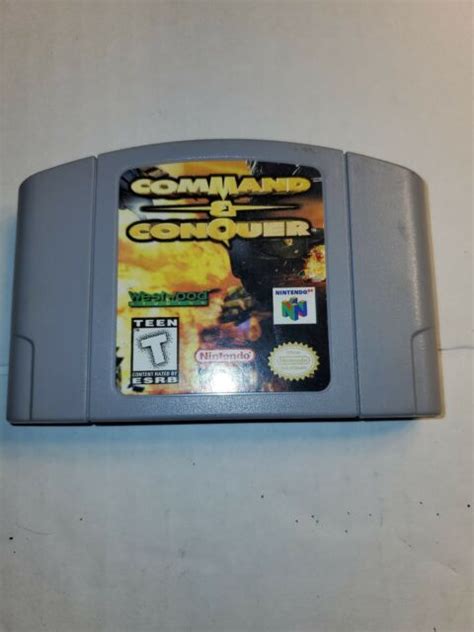 Command And Conquer Authentic N64 Nintendo 64 Video Game Tested Ebay
