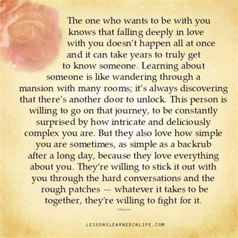 Lessons Learned In Life Falling Deeply In Love With You Deep Quotes