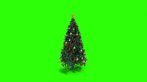 Christmas Tree Green Screen Effect Youtube