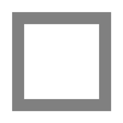 Gray Square Outline Icon Free Gray Square Outline Icons Clipart
