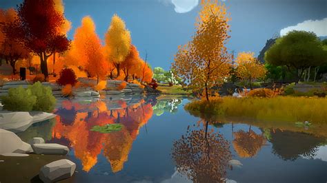 Hd Wallpaper Green Trees Clip Art The Witness Xbox One Video Games