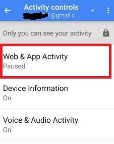 Although it stops google from adding your movements to your timeline, location data is still being saved on your web and app activity. How to Turn On or Turn Off Web and App Activity on Android ...