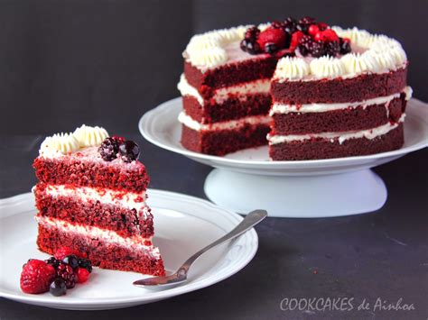 Cookcakes De Ainhoa Red Velvet Naked Cake