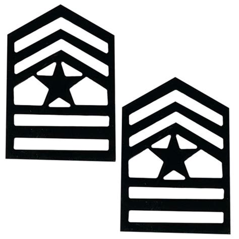 Sgm Subdued Us Army Pin On Rank