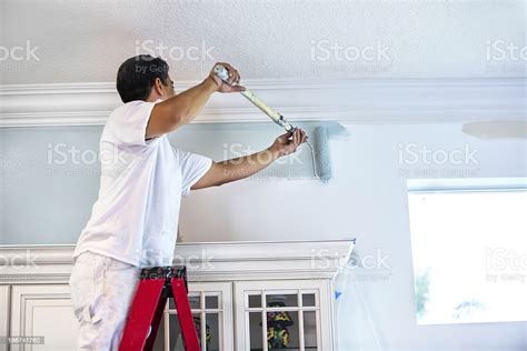 See more ideas about interior, home, house interior. House Painter Painting Residential Home Interior Stock ...