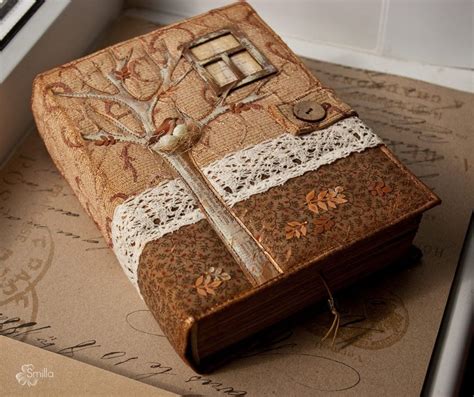 Handmade Book By Smilla Designcover Ideas 14 To12 Thick Wood