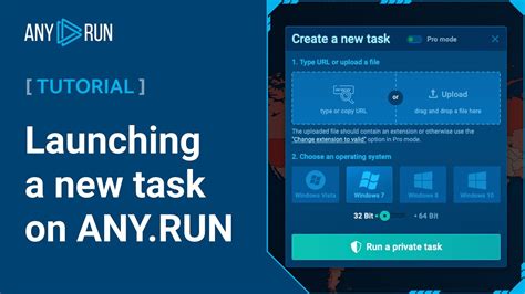 How To Start Doing Malware Analysis Run Your First Task On ANY RUN