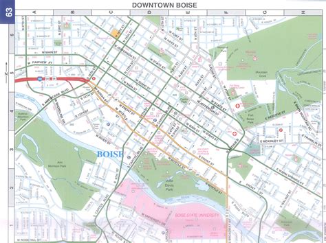 Map Of Downtown Boise Living Room Design 2020