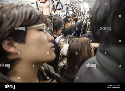Japanese Commuters Rush Hour Hi Res Stock Photography And Images Alamy