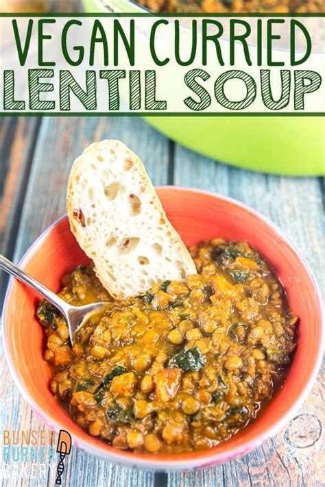 Vegan Curried Lentil Soup Recipe Lentil Curry Curried