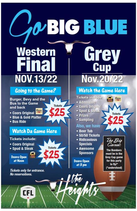 western final and grey cup 2022 - Silver Heights Restaurant