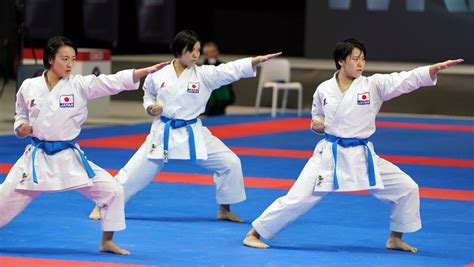 Japan And Spain Underline Kata Dominance By Reaching Men S And Women S Team Finals At Karate
