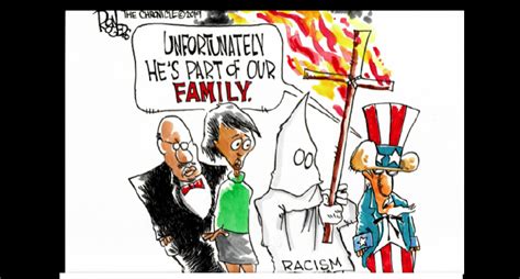 Editorial Cartoon Racism Ws Chronicle