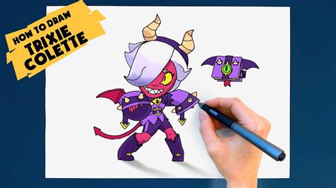 Колетт бравл старс как рисовать по клеточкам brawl stars colette how to draw pixel art. Как нарисовать Малифисенту / Трикси Колетт Бравл Старс ...