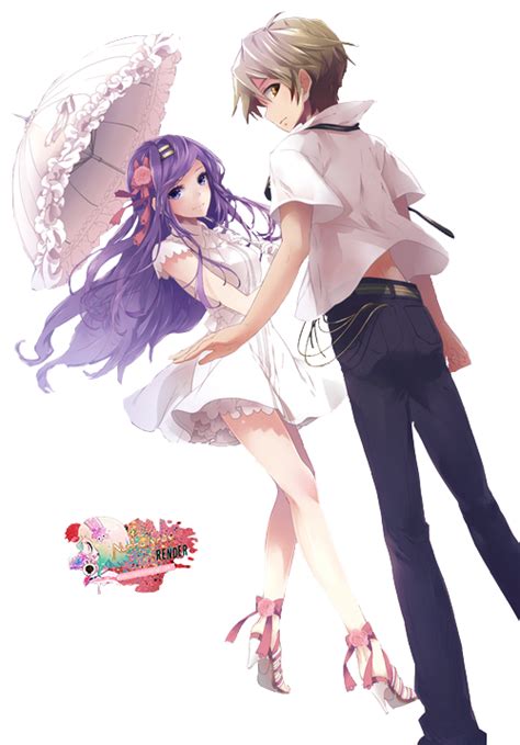 Deviantart More Like Anime Couple Render By Arinnea Anime Couples In 2019 Anime Anime