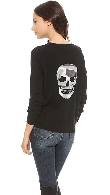 360 Sweater Camo Skull Cashmere Sweater Shopbop