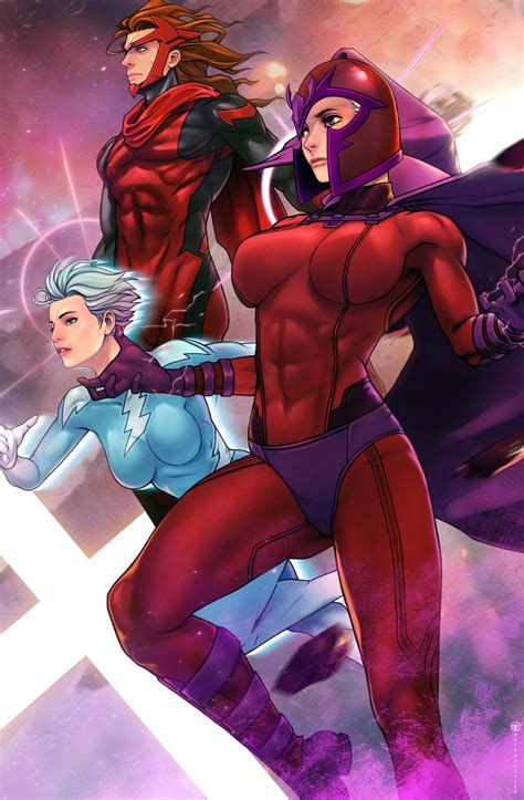 Sidney Tucker On Twitter Magneto Quicksilver And Scarlet Witch By