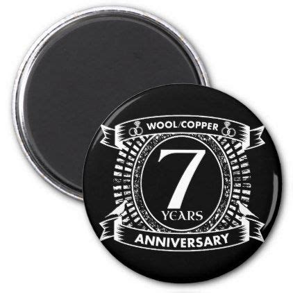 With our original and personalised wool and copper anniversary gift ideas for your seventh anniversary you need look no further. 7TH wedding anniversary wool copper Magnet | Zazzle.com ...