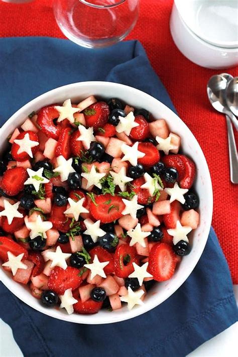 Foodista Red White And Blue Fruit Salad And Other