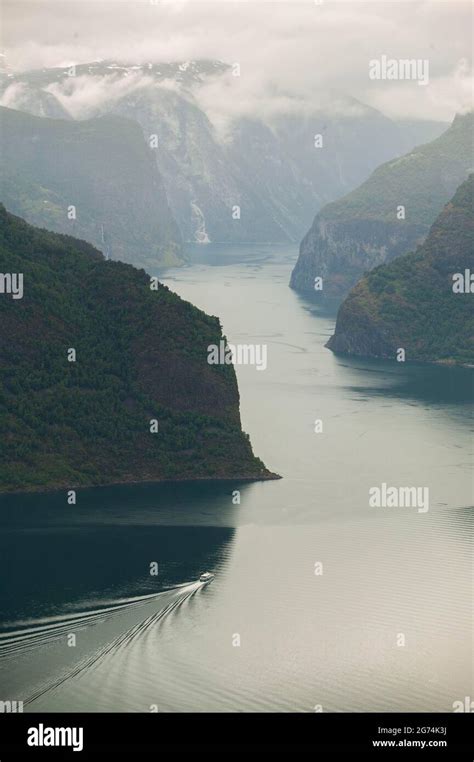 Panoramic Views Of The Norwegian Fjords Stock Photo Alamy
