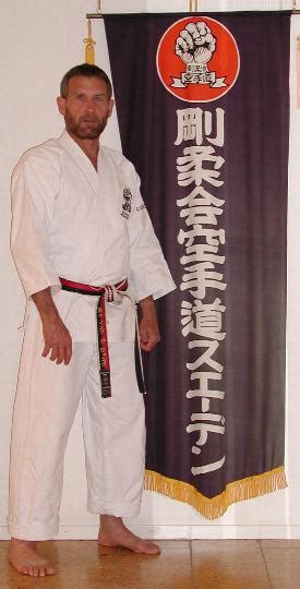 Karateinstruktörer Hanshi Ingo De Jong Shihani Johan Lundqvist