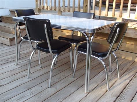 Customize and produce american 1950s 1950s diner tables, 1950s bar tables, 1950s dining chair, 1950s bar stools, 1950s diner booths seating sofas, 1950s diner table and chairs set and 1950s bar stools and table set. Vintage Retro 1950s "Kuehne" Dining Kitchen Formica Chrome ...