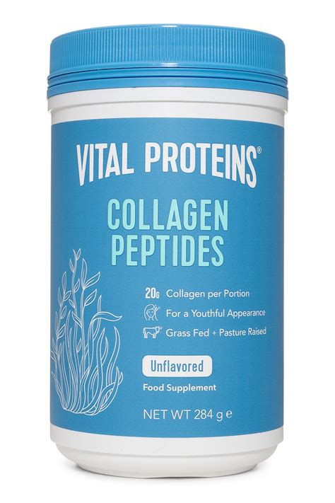 Hydrolysed Collagen Powder Supplement Vital Proteins Collagen Peptides 20000 Mg Serving
