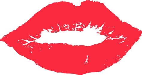 Lipstick Kiss Lips Free Svg File For Members Svg Heart