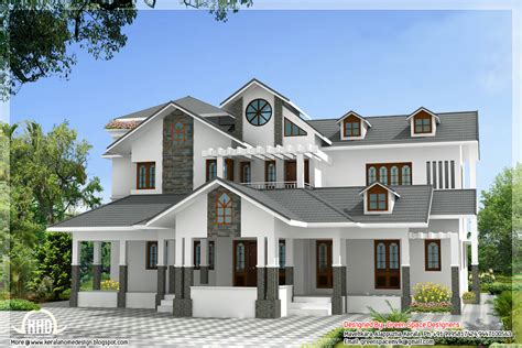 Vastu Based Indian Home Design With 3 Balconies Home