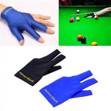 Purfun Open Fingers Billiards Glove For Left Hand Pc Breathable