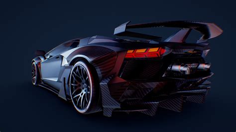 Lamborghini Aventador Download Free 3d Model By Blackcube