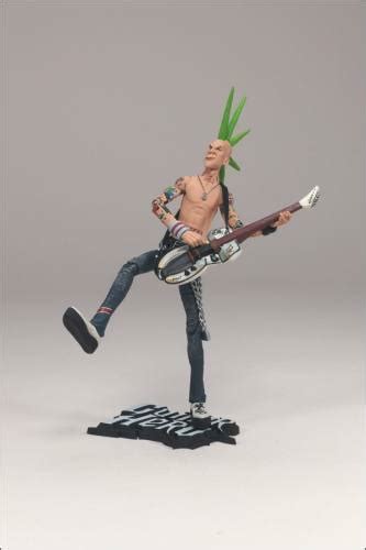 Guitar Hero Johnny Napalm Figure With Green Hair By Mcfarlane Dangerzone Collectibles Online Store