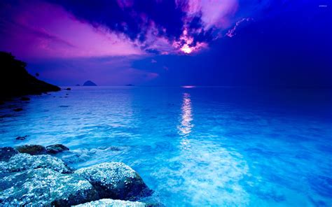 Blue Sea Wallpapers Top Free Blue Sea Backgrounds Wallpaperaccess