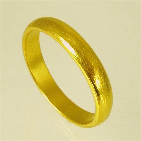 4.4 out of 5 stars 287. Pure Solid gold wedding band, 24 Karat solid gold ring,100% pure recycled gold, unisex ring ...