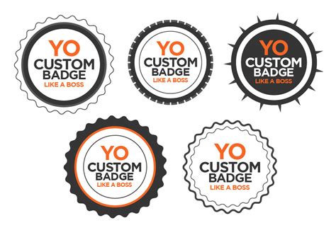 5 Simple Vector Badge Designs Trashedgraphics