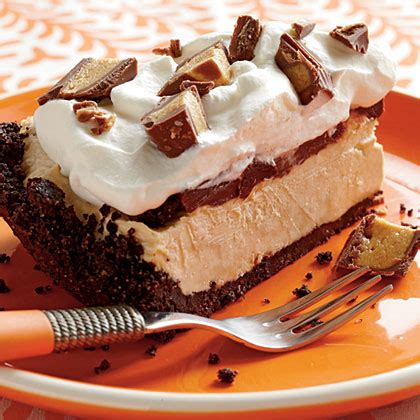 Three of the greatest inventions known to mankind, bundled up into a pie that has your name written all over it. Frozen Peanut Butter Pie Recipe | MyRecipes