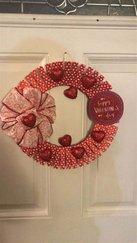 Valentines Clothespin Wreath Clothes Pin Wreath Clothespin Diy