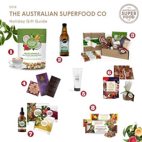 The Australian Superfood Co Holiday T Guide The Australian