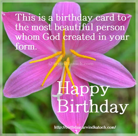 Check out the top collection of happy birthday images, wishes, quotes, whatsapp status, pictures, wallpapers, and cakes hd download here. Happy Birthday Card for the Most Beautiful Person - True ...