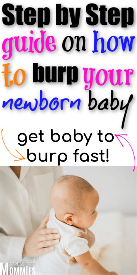 Excellent Guide On How To Burp Your Baby Newborn Care Tips
